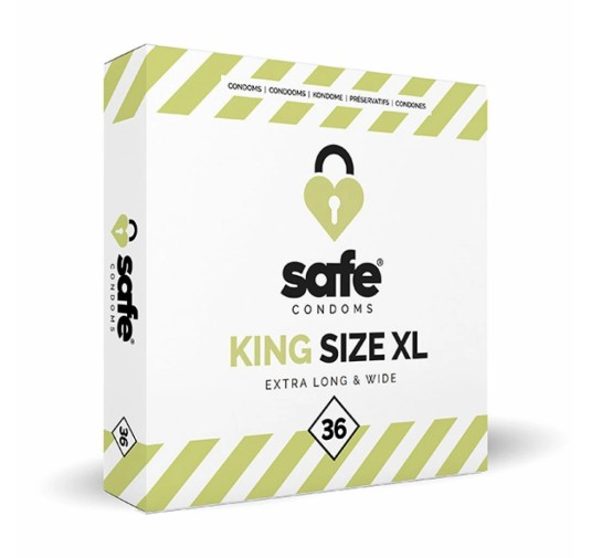 Prezerwatywy - Safe King Size XL 36 szt